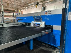 Fiber laser and CNC punch machine